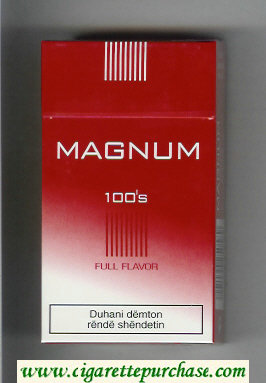 Magnum Full Flavor 100s red cigarettes hard box