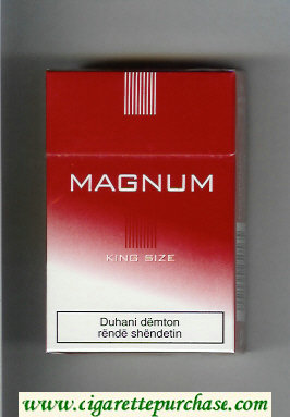 Magnum red cigarettes hard box