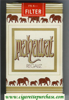 Mahawat Regaliz Regaliz Superior Hoja Verde 120s cigarettes wide flat hard box