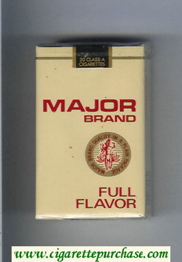 Major Brand Full Flavor cigarettes soft box