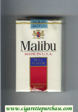 Malibu Full Flavor cigarettes soft box