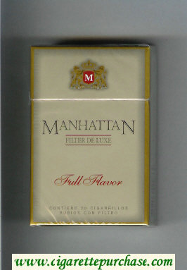 Manhattan Full Flavor cigarettes hard box