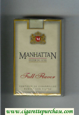 Manhattan Full Flavor cigarettes soft box