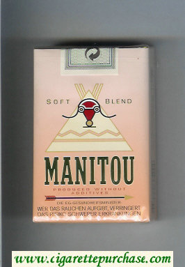Manitou Soft Blend cigarettes soft box