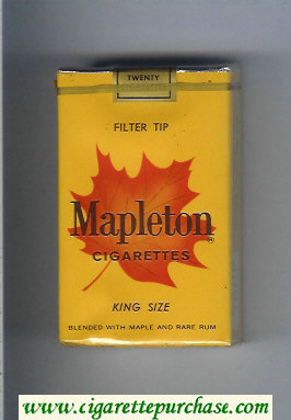 Mapleton cigarettes soft box