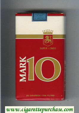 Mark 10 Con Filtro 100s Super Longs cigarettes soft box