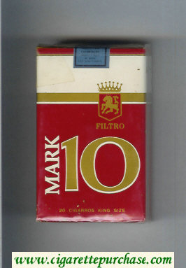Mark 10 Filtro cigarettes soft box