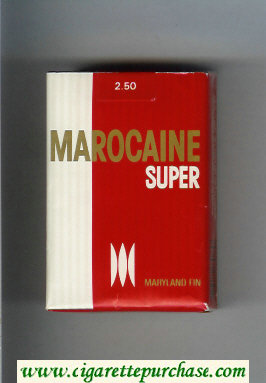 Marocaine Super Maryland Fin cigarettes soft box