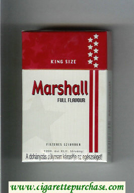 Marshall Full Flavour cigarettes hard box