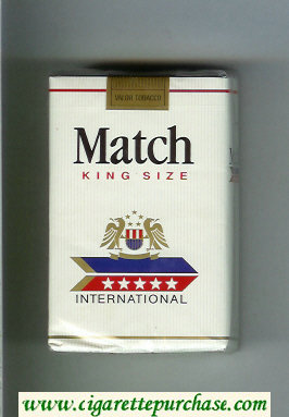 Match International cigarettes soft box