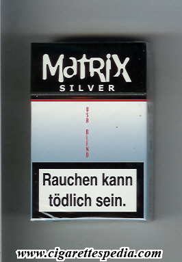 Matrix Silver USA Blend cigarettes hard box