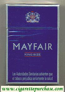 Mayfair King Size hard box cigarettes