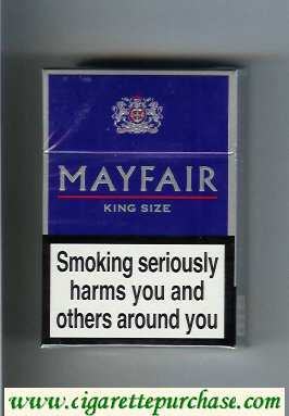 Mayfair King Size cigarettes hard box