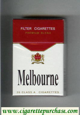 Melbourne Premium Blend cigarettes hard box