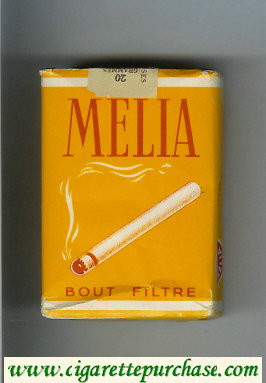 Melia Bout Filtre cigarettes soft box