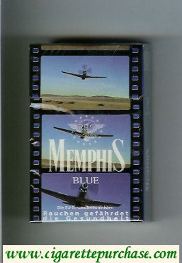 Memphis cigarettes Blue hard box