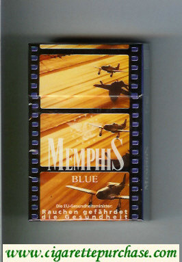Memphis hard box Blue cigarettes