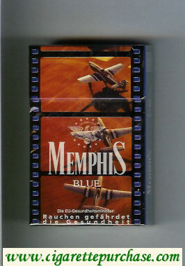 Memphis cigarettes hard box Blue
