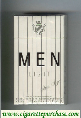 Men Light 90 cigarettes hard box