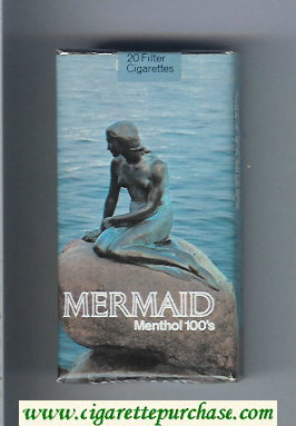 Mermaid Menthol 100s cigarettes soft box
