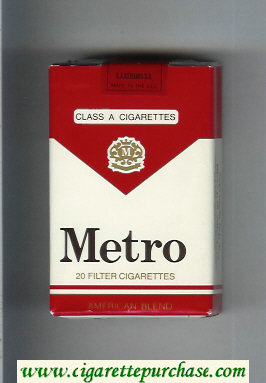 Metro American Blend cigarettes soft box