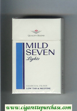 Mild Seven Lights cigarettes hard box