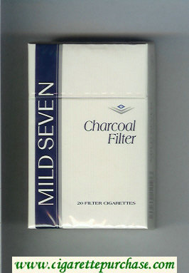 Mild Seven cigarettes hard box