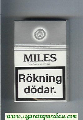 Miles Smooth Flavour cigarettes hard box