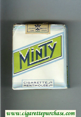 Minty Mentholees cigarettes soft box