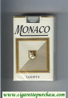 Monaco Lights Cigarettes soft box