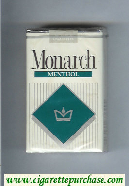 Monarch Menthol cigarettes soft box