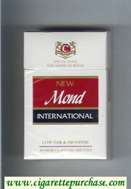 Mond New International Special Filter Fine American Blend cigarettes hard box