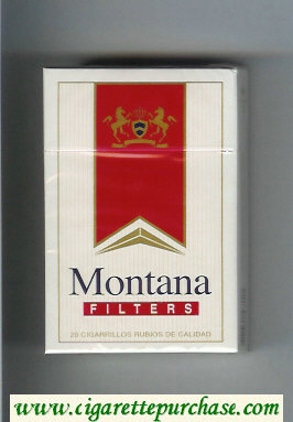 Montana Filters Cigarettes hard box