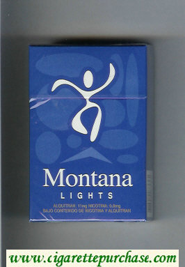 Montana Cigarettes Lights hard box