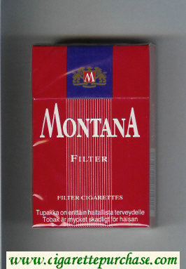 Montana Filter Cigarettes hard box