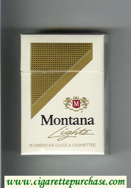 Montana Lights Cigarettes hard box