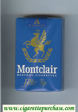 Montclair Filter Tip Menthol Cigarettes soft box