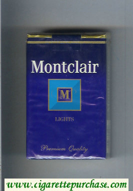 Montclair M Lights Cigarettes soft box