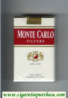 Monte Carlo Filters Full Rich American Taste cigarettes soft box