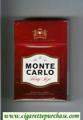 Monte Carlo cigarettes hard box