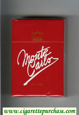 Monte Carlo Filtre cigarettes hard box