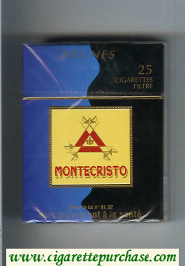 Montecristo Brunes 25 cigarettes hard box