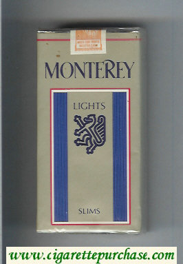 Monterey Lights Slims 100s cigarettes soft box