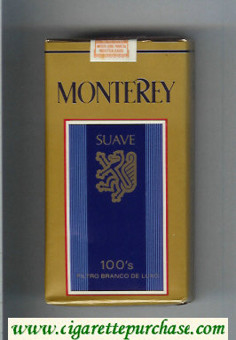 Monterey Suave 100s cigarettes soft box