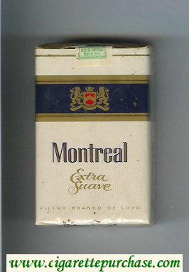 Montreal Extra Suave cigarettes soft box