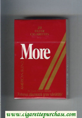 More American Blend cigarettes hard box