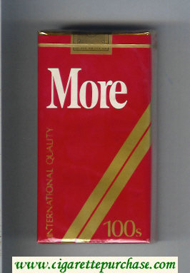 More 100s cigarettes soft box
