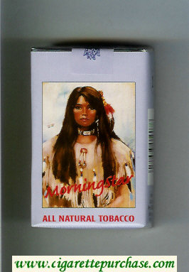 Morning Star All Natural Tobacco Lights cigarettes soft box
