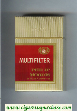 Multifilter Philip Morris cigarettes hard box