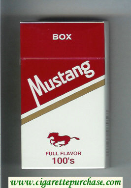 Mustang Full Flavor 100s cigarettes hard box
